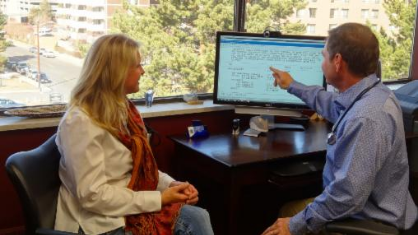 Detailed review of lab reports with Dr. Grover